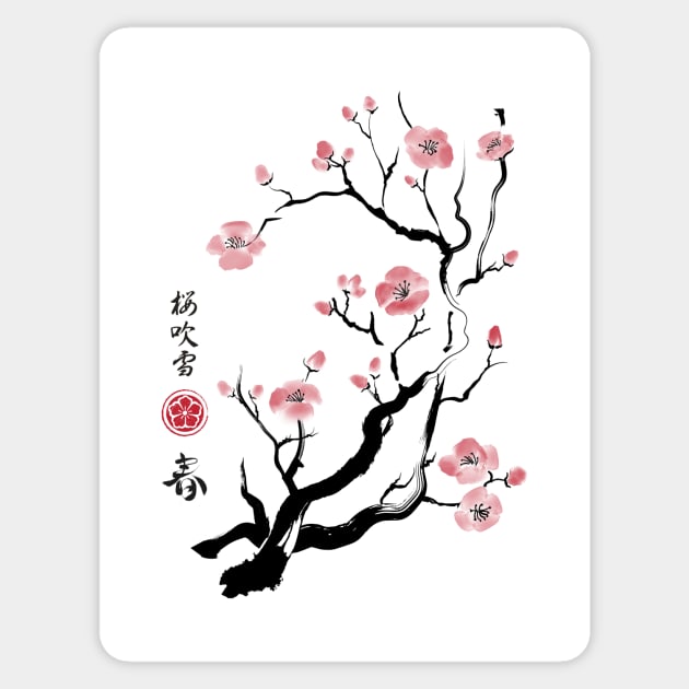 Spring colors in japan Sticker by DrMonekers